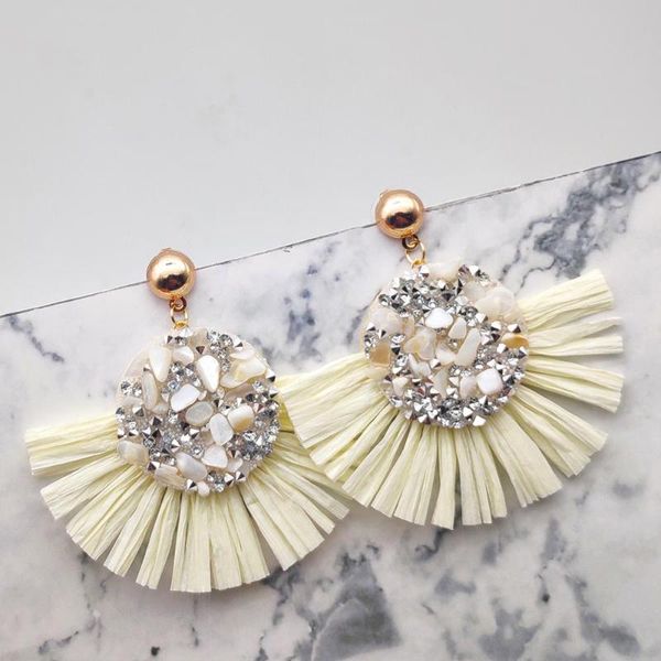 earrings & necklace bohemian crystal raffia tassel hand made rattan rhinestone round statement drop for women fashion jewelry 2021, Silver
earrings & necklace bohemian crystal raffia tassel hand made rattan rhinestone round statement drop for women fashion jewelry 2021, Silver