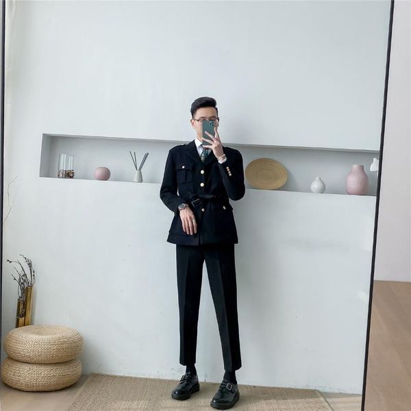men's tracksuits korean version of the autumn and winter mid-length woolen coat fashionable over-the-knee casual, Gray
men's tracksuits korean version of the autumn and winter mid-length woolen coat fashionable over-the-knee casual, Gray