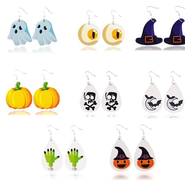 dangle & chandelier fashion pu leather halloween drop earring for women design novelty teardrop print party gift, Silver
dangle & chandelier fashion pu leather halloween drop earring for women design novelty teardrop print party gift, Silver