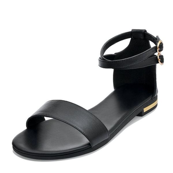 plus size 34-46 genuine leather sandals women shoes fashion flat cow summer rhinestone ladies, Black
plus size 34-46 genuine leather sandals women shoes fashion flat cow summer rhinestone ladies, Black