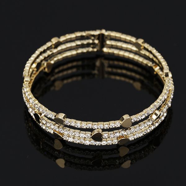 fashion elegant women bracelet bangle wristband love heart charm bracelets crystal rhinestone bling cuff bangles wedding party jewelry, Black
fashion elegant women bracelet bangle wristband love heart charm bracelets crystal rhinestone bling cuff bangles wedding party jewelry, Black