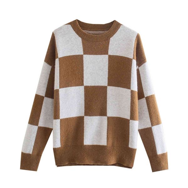 blsqr vintage chic sweaters women o-neck fashion casual pullovers female 2021 streetwear elegant plaid sweater lady y1110, White;black
blsqr vintage chic sweaters women o-neck fashion casual pullovers female 2021 streetwear elegant plaid sweater lady y1110, White;black