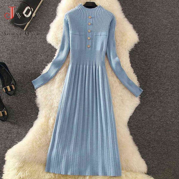 2021 autumn winter women sweater dress turtleneck chic female a-line soft knitted long dresses high elastic elegant warm vestido g1214, Black;gray
2021 autumn winter women sweater dress turtleneck chic female a-line soft knitted long dresses high elastic elegant warm vestido g1214, Black;gray