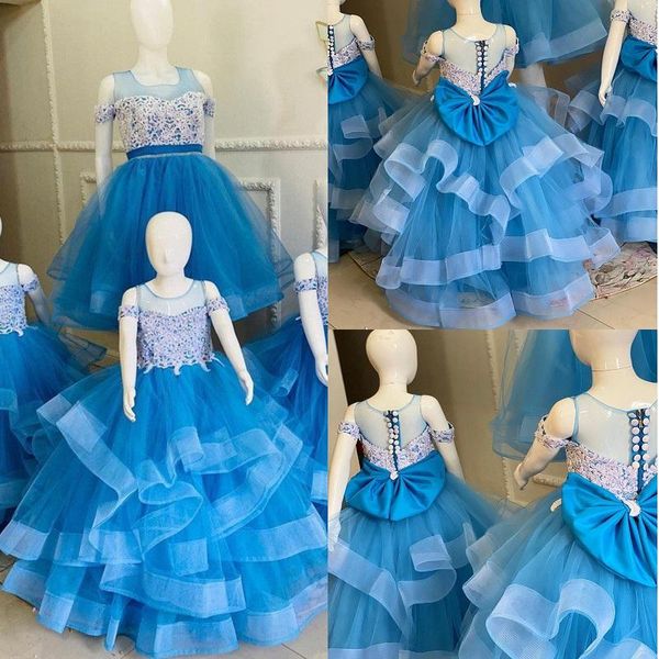 girl's dresses blue lace beaded flower girl wedding sheer neck tiers children party birthday gowns communion pageant wears, Red;yellow
girl's dresses blue lace beaded flower girl wedding sheer neck tiers children party birthday gowns communion pageant wears, Red;yellow