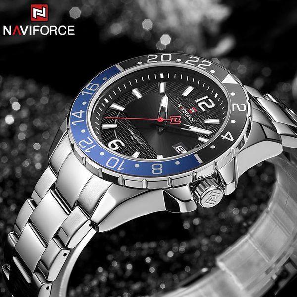 wristwatches naviforce men's watches stainless steel quartz watch for men auto date clock with luminous hands relogio masculino, Slivery;brown
wristwatches naviforce men's watches stainless steel quartz watch for men auto date clock with luminous hands relogio masculino, Slivery;brown