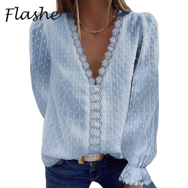women's blouses & shirts spring autumn lace shirt women fashion vintage long sleeve ladies v neck blouse solid loose plus size, White
women's blouses & shirts spring autumn lace shirt women fashion vintage long sleeve ladies v neck blouse solid loose plus size, White