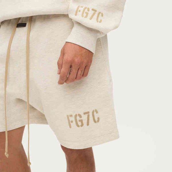 2022 new luxury trendy brand shorts feel of god season 7 main high street drawstring ribbon shorts fg7c flocking letter fleece capris, White;black
2022 new luxury trendy brand shorts feel of god season 7 main high street drawstring ribbon shorts fg7c flocking letter fleece capris, White;black