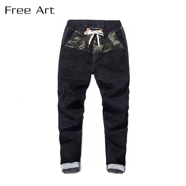 pants arrival fashion increased fat loose big jeans men cotton army cargo pants spliced elastic waist, Black
pants arrival fashion increased fat loose big jeans men cotton army cargo pants spliced elastic waist, Black