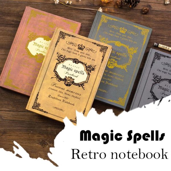 notepads a5 retro notebook and journals,european vintage magic creative diary notepad agenda 2021 2022 planner for school office supplies, Purple;pink
notepads a5 retro notebook and journals,european vintage magic creative diary notepad agenda 2021 2022 planner for school office supplies, Purple;pink