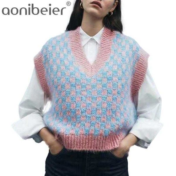 spring autumn cropped cable-knit sweater vest vintage v neck female waistcoat pull sans manche winter pullover 210604, Black;white
spring autumn cropped cable-knit sweater vest vintage v neck female waistcoat pull sans manche winter pullover 210604, Black;white