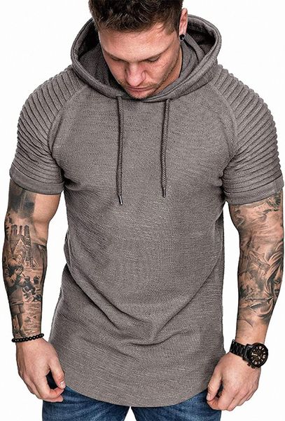 mens hoodies summer short sleeve athletic solid color sweater pullover blouse p3qg#, Black
mens hoodies summer short sleeve athletic solid color sweater pullover blouse p3qg#, Black