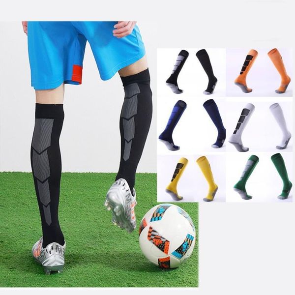 men's socks custom logo graphic pattern design over knee high soccer sports cushion unisex, Black
men's socks custom logo graphic pattern design over knee high soccer sports cushion unisex, Black