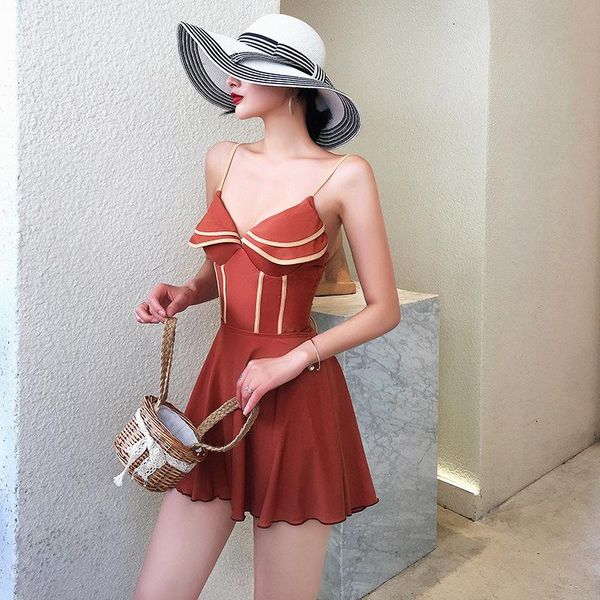 one-piece suits 2021 korean style women's swimwear swimsuit skirt sleeves bikini summer bathing suit monokini beachwear
one-piece suits 2021 korean style women's swimwear swimsuit skirt sleeves bikini summer bathing suit monokini beachwear