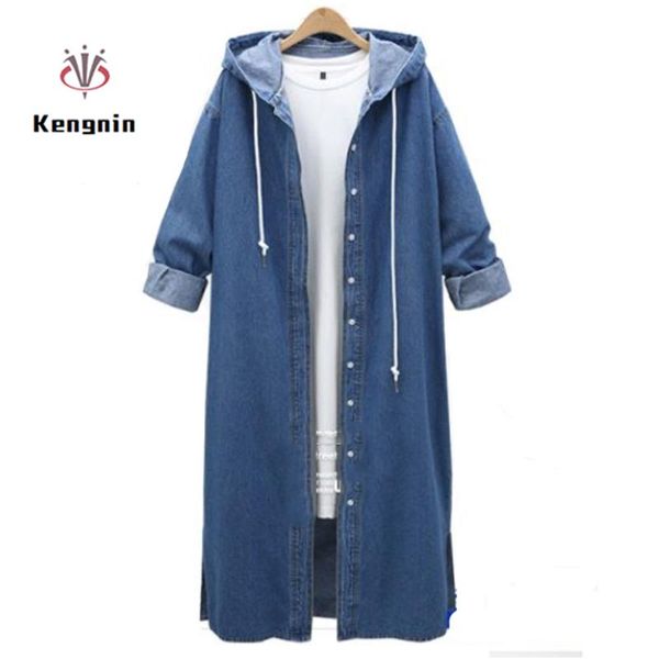 women's trench coats 2021 autumn winter oversize 4xl ladies hooded long sleeve jean outerwear x-long single breasted street windbreaker, Tan;black
women's trench coats 2021 autumn winter oversize 4xl ladies hooded long sleeve jean outerwear x-long single breasted street windbreaker, Tan;black