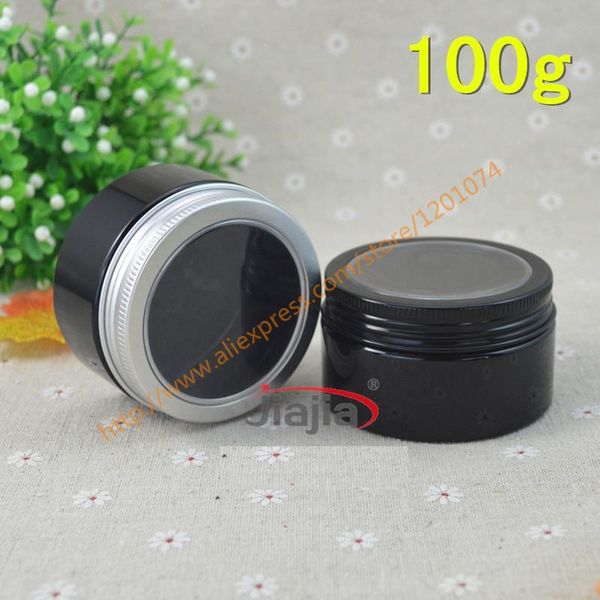storage bottles & jars 100ml black cream jar cometic packaging,100g pet plastic container with silver/black aluminum cover(a window)
storage bottles & jars 100ml black cream jar cometic packaging,100g pet plastic container with silver/black aluminum cover(a window)