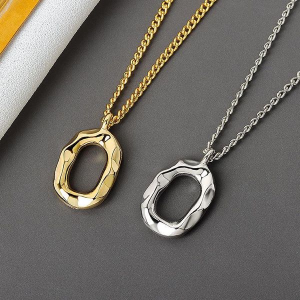 fashion gold silver color chain hollow oval pendant necklace for women simple irregular female trendy chokers necklaces
fashion gold silver color chain hollow oval pendant necklace for women simple irregular female trendy chokers necklaces