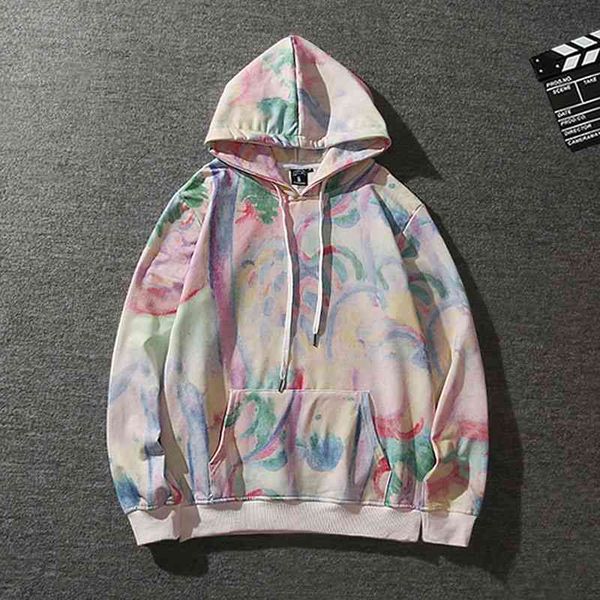 cloud rendering, watercolor oil painting, tie dye printing, brand couple, loose fashion men's and women's hooded sweater, Black
cloud rendering, watercolor oil painting, tie dye printing, brand couple, loose fashion men's and women's hooded sweater, Black