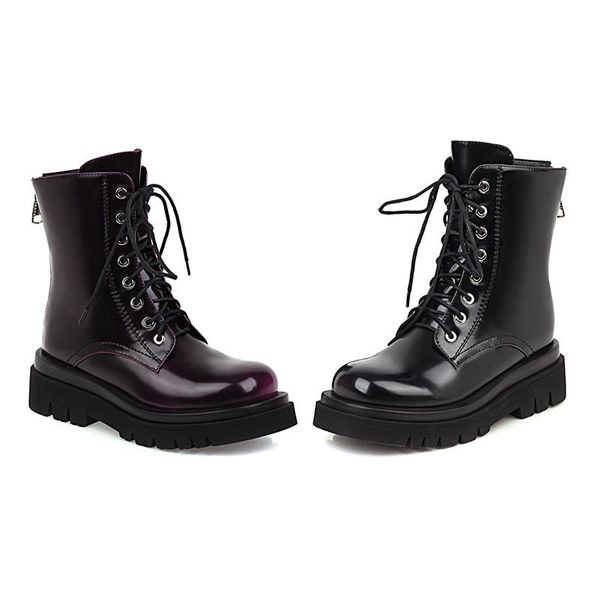 boots egtpinaop women's ankle lace up platform autumn modem black short metal zipper patent leather fabric office lady
boots egtpinaop women's ankle lace up platform autumn modem black short metal zipper patent leather fabric office lady