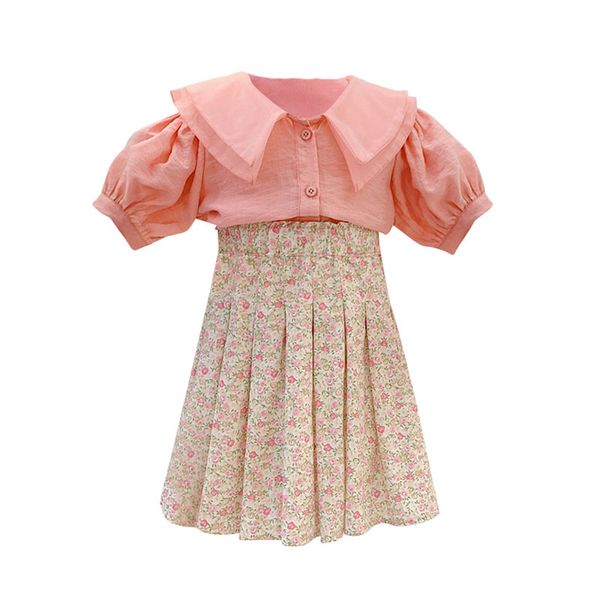 childrens wear set 2021 summer new girl sweet organza ruffled cuff shirt + floral pleated skirt 2pcs suit 2-7 years, Red;yellow
childrens wear set 2021 summer new girl sweet organza ruffled cuff shirt + floral pleated skirt 2pcs suit 2-7 years, Red;yellow