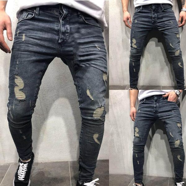 men's jeans autumn/winter denim trousers for men hole pants fashion trend outdoor casual shopping comfortable, Blue
men's jeans autumn/winter denim trousers for men hole pants fashion trend outdoor casual shopping comfortable, Blue