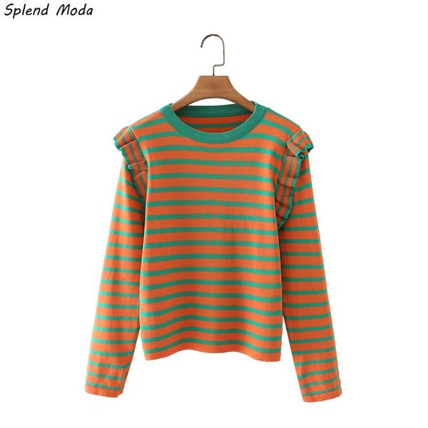 women's sweaters splend moda autumn fashion vintage casual o-neck pullover stripe ruffle stitching long-sleeve slim-fitting korean swea, White;black
women's sweaters splend moda autumn fashion vintage casual o-neck pullover stripe ruffle stitching long-sleeve slim-fitting korean swea, White;black