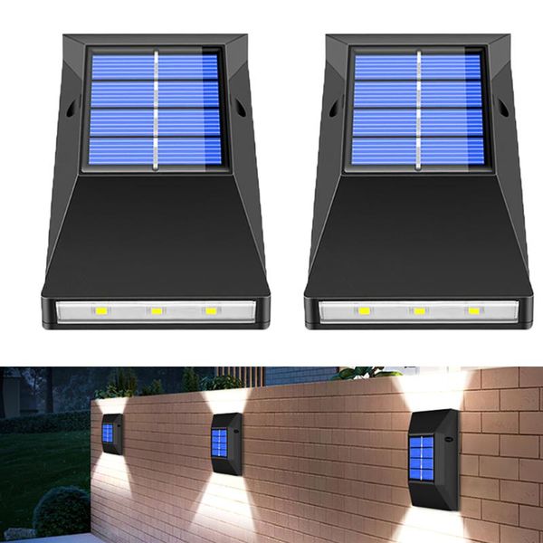 solar lamps 2pcs led wall light outdoors street ip65 waterproof garden lights for patio yard decoration pathway lighting
solar lamps 2pcs led wall light outdoors street ip65 waterproof garden lights for patio yard decoration pathway lighting