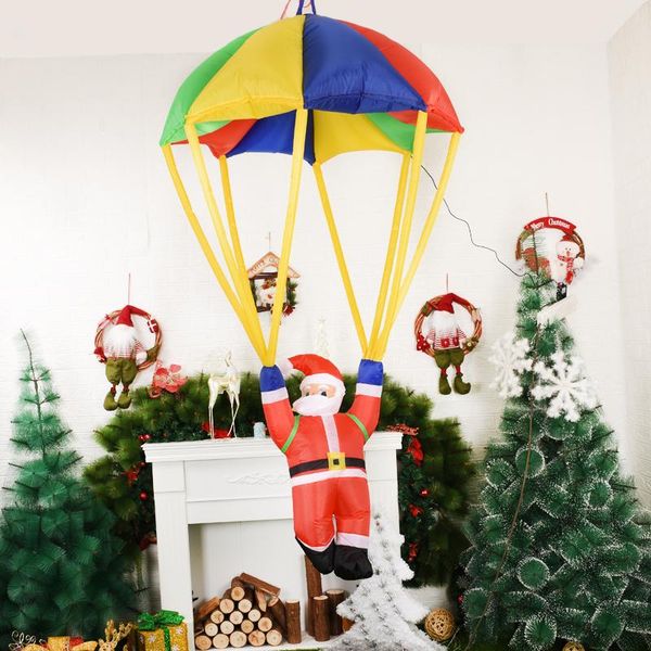 christmas decorations santa cluas with parachute inflatable toy led light decoration for home party outdoor yard
christmas decorations santa cluas with parachute inflatable toy led light decoration for home party outdoor yard