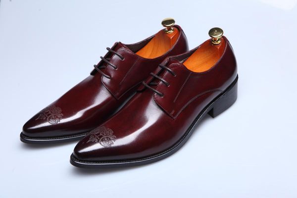 dress shoes men genuine leather england youth business formal wear brogues wedding, Black
dress shoes men genuine leather england youth business formal wear brogues wedding, Black
