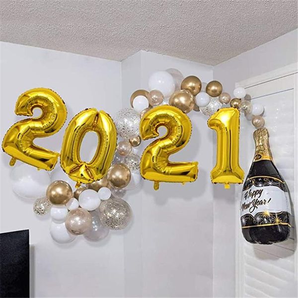 party decoration 2021 happy year foil balloons gold silver balloon garland merry christmas eve decorations for home supplies
party decoration 2021 happy year foil balloons gold silver balloon garland merry christmas eve decorations for home supplies