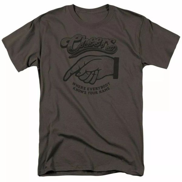 cheers the standard t shirt mens licensed classic tv merchandise charcoal, White;black
cheers the standard t shirt mens licensed classic tv merchandise charcoal, White;black