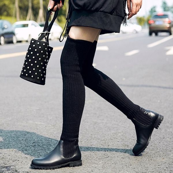 boots vankaring women snow boots autumn winter low heels round toe shoes woman black casual over the knee high u663
boots vankaring women snow boots autumn winter low heels round toe shoes woman black casual over the knee high u663