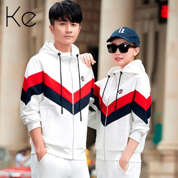 gym clothing ke 2021 spring and autumn ladies trendy sportswear cotton korean casual couples three-piece sports suit men tracksuit women, White;black
gym clothing ke 2021 spring and autumn ladies trendy sportswear cotton korean casual couples three-piece sports suit men tracksuit women, White;black