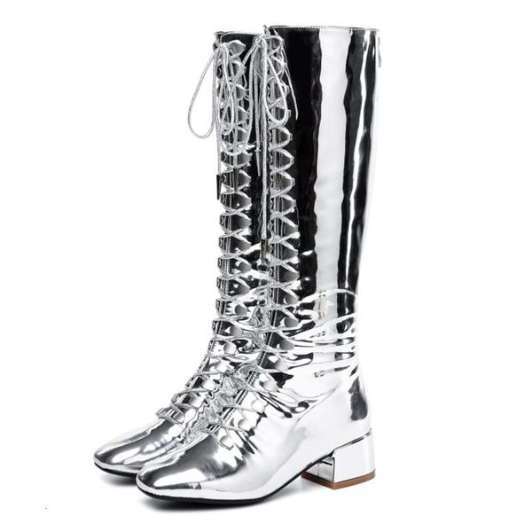 boots olomm woman knee in high square heels elegant digit of black foot silver night club women's shoes size eua g49s
boots olomm woman knee in high square heels elegant digit of black foot silver night club women's shoes size eua g49s