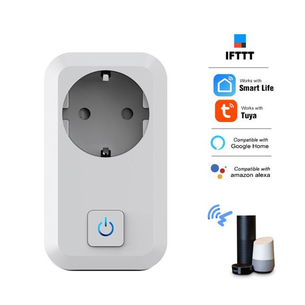 smart power plugs timer function wifi eu plug socket phone remote control countdown voice compatible with amazon alexa & google home
smart power plugs timer function wifi eu plug socket phone remote control countdown voice compatible with amazon alexa & google home