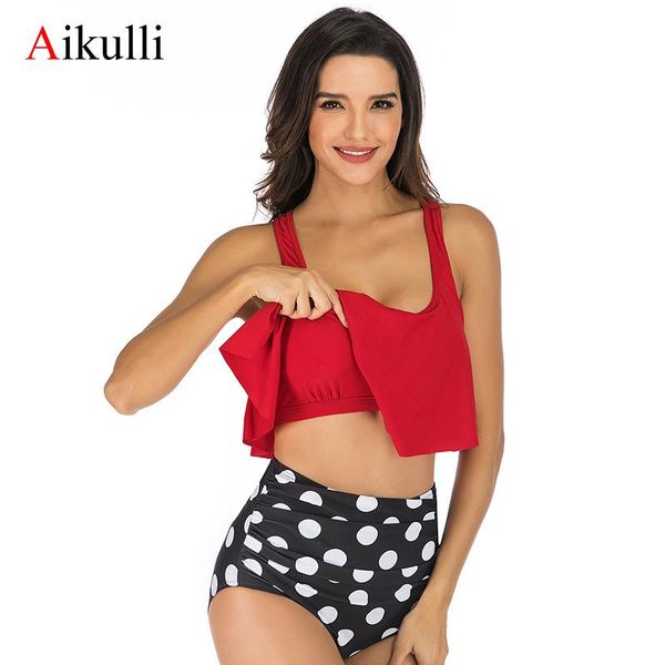 one-piece suits aikulli swimwear women bikini 2021 high waist swimsuits ruffles bikinis swimming suit for womens tankinis bathing biquini
one-piece suits aikulli swimwear women bikini 2021 high waist swimsuits ruffles bikinis swimming suit for womens tankinis bathing biquini