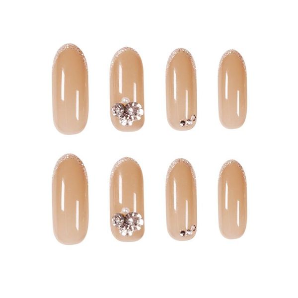 false nails nail tips silver edge french stack drill wear long paragraph fashion manicure patch wearable, Red;gold
false nails nail tips silver edge french stack drill wear long paragraph fashion manicure patch wearable, Red;gold