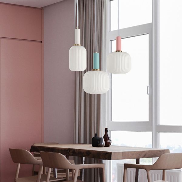 modern nordic glass pendant lamps fixtures for dining room bar restaurant deco hanging lamp bedside suspension lighting
modern nordic glass pendant lamps fixtures for dining room bar restaurant deco hanging lamp bedside suspension lighting