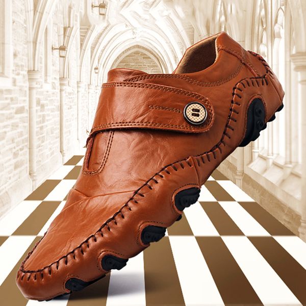 new leather large size men's casual shoes outdoor catwalk sneakers fashion trend driving shoes 47 size leather shoes, Black
new leather large size men's casual shoes outdoor catwalk sneakers fashion trend driving shoes 47 size leather shoes, Black