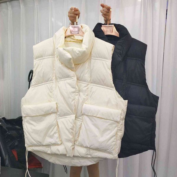 off season down vest women's short 2021 autumn and winter thickened waistcoat waistcoat vest, Black;white
off season down vest women's short 2021 autumn and winter thickened waistcoat waistcoat vest, Black;white