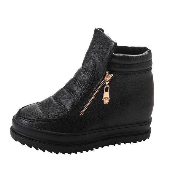 boots 2121 woman shoes winter snow warm ankle platform rubber female footwear lady high heel, Black
boots 2121 woman shoes winter snow warm ankle platform rubber female footwear lady high heel, Black