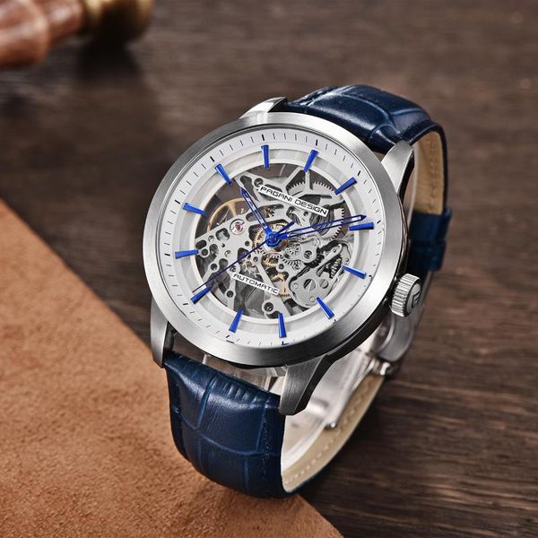 wristwatches pagani design fashion casual men mechanical watch blue skeleton mens watches waterproof sports for, Slivery;brown
wristwatches pagani design fashion casual men mechanical watch blue skeleton mens watches waterproof sports for, Slivery;brown