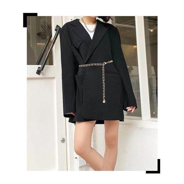 belts designer gold waist chain long belt for women dress jeans mancuernas ajustables pasek damski aesthetic accessories, Black;brown
belts designer gold waist chain long belt for women dress jeans mancuernas ajustables pasek damski aesthetic accessories, Black;brown