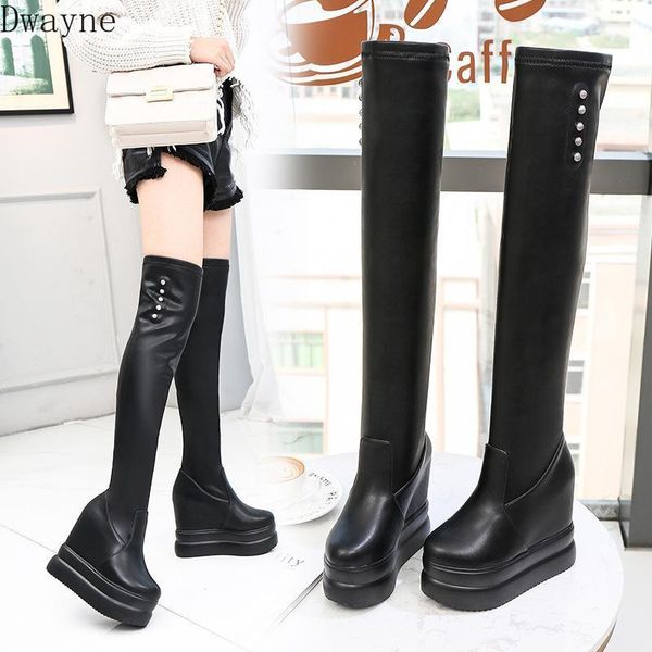 boots thick bottom within increase long 13cm wedges over-the-knee personality rivet stretch high women's1, Black
boots thick bottom within increase long 13cm wedges over-the-knee personality rivet stretch high women's1, Black