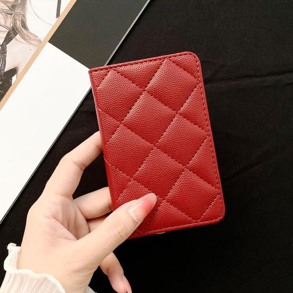 card holders cc fashion pu leather classic caviar lattice pattern purses bank parking vip storage bag, Brown;gray 
card holders cc fashion pu leather classic caviar lattice pattern purses bank parking vip storage bag, Brown;gray