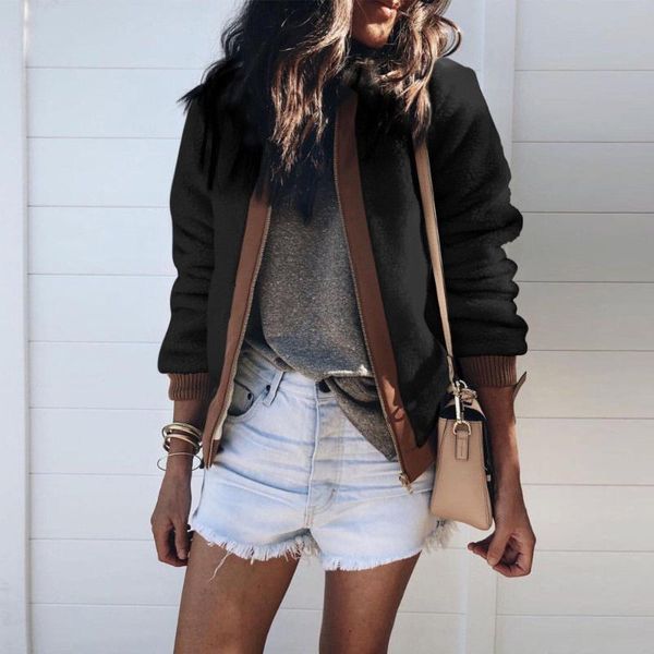 women's jackets ladies casual solid fleece fur jacket zip up outerwear women winter warm long sleeve fluffy coat, Black;brown
women's jackets ladies casual solid fleece fur jacket zip up outerwear women winter warm long sleeve fluffy coat, Black;brown