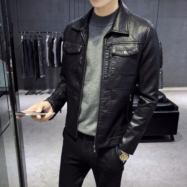 men's fur & faux fall 2021 pu jacket coat of cultivate one's morality motorcycle club furs, Black
men's fur & faux fall 2021 pu jacket coat of cultivate one's morality motorcycle club furs, Black