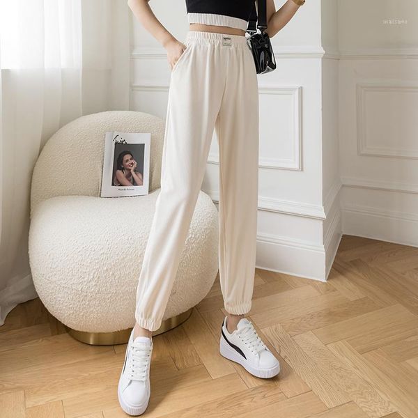 women's pants & capris ice silk fashion sweatpants summer 2021 korean harajuku loose-fitting bloomers casual cargo, Black;white
women's pants & capris ice silk fashion sweatpants summer 2021 korean harajuku loose-fitting bloomers casual cargo, Black;white