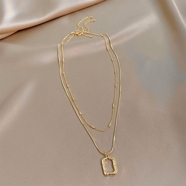 xianlan486 metal geometry double cascade with light chain necklace female in tidal clavicle luxury niche design in the new neck ch, Silver
xianlan486 metal geometry double cascade with light chain necklace female in tidal clavicle luxury niche design in the new neck ch, Silver