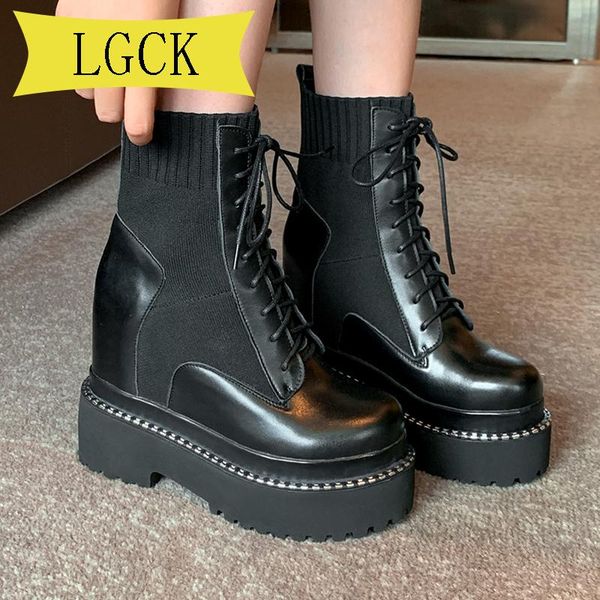 boots big size 34-41 autumn boot women shoes woman fashion round ankle winter elastic comfortable thick bottom, Black
boots big size 34-41 autumn boot women shoes woman fashion round ankle winter elastic comfortable thick bottom, Black