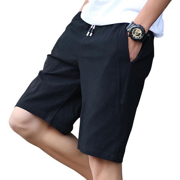 men's shorts 2021 summer men casual fashion solid color slim cotton linen running trunks plus size m-5xl half of pants, White;black
men's shorts 2021 summer men casual fashion solid color slim cotton linen running trunks plus size m-5xl half of pants, White;black